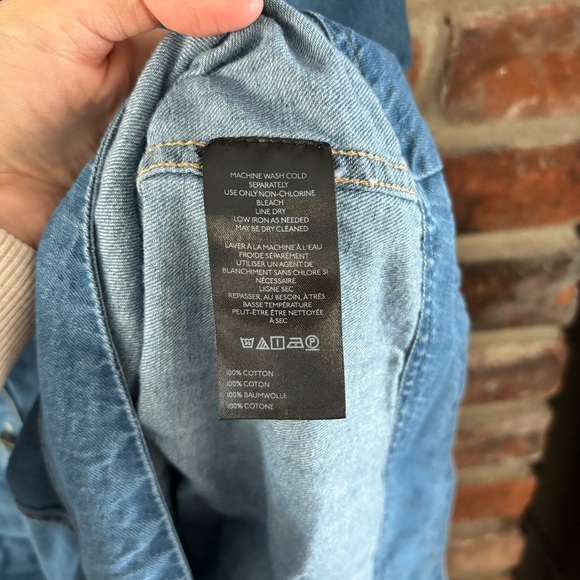 Pilcro Anthropologie Plus Basque Waist Denim Midi Skirt, 18W - Picture 7 of 7